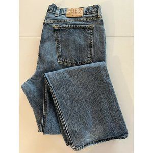 Gap, Easy Fit Straight High Rise, Mens Denim Blue Jeans, Size 40x34